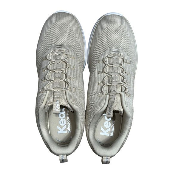 Keds Oatmeal / Cream Blisswalk Knit Slip On Sneakers Womens 9.5 - Picture 7 of 7